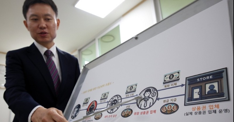 상품권으로 2,388억 세탁한 대형 조직 적발