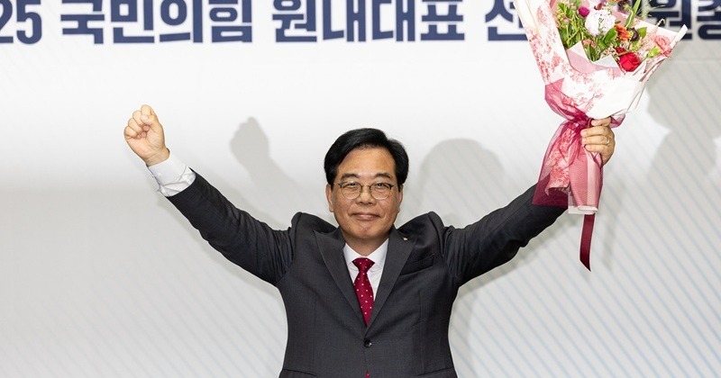 국힘 새 원내대표, ‘친윤계’ TK 3선 송언석 선출
