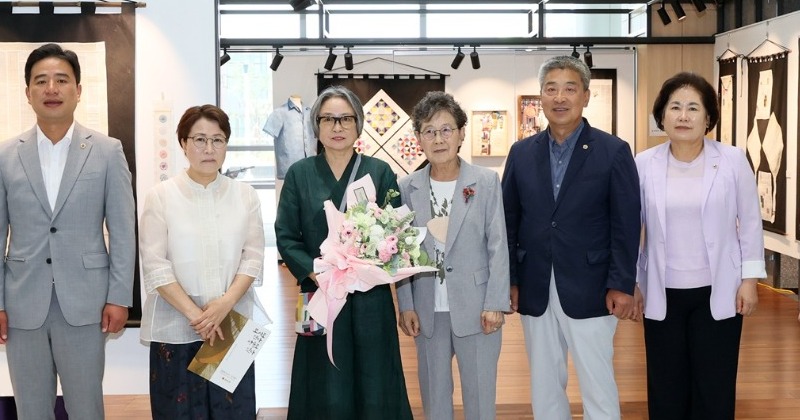 충남도의회, 한산모시공예연구회 작가와의 만남의 날 개최