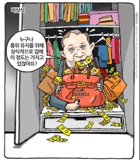 최민의 시사만평 - 이상민의 장롱