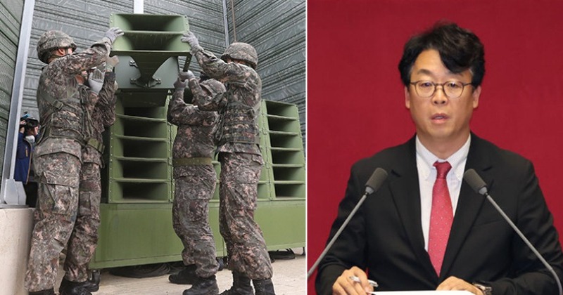 국힘 “우리만 철거” 비난했는데, 북한도 확성기 철거 이미 개시