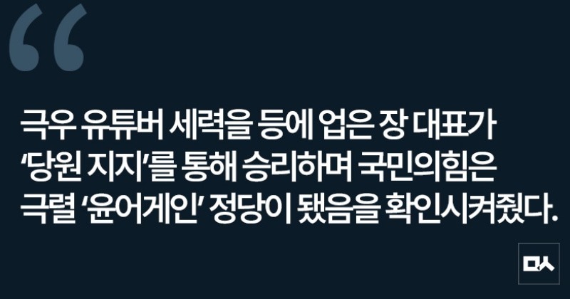 [사설] 극렬 ‘윤어게인’ 정당 된 국민의힘