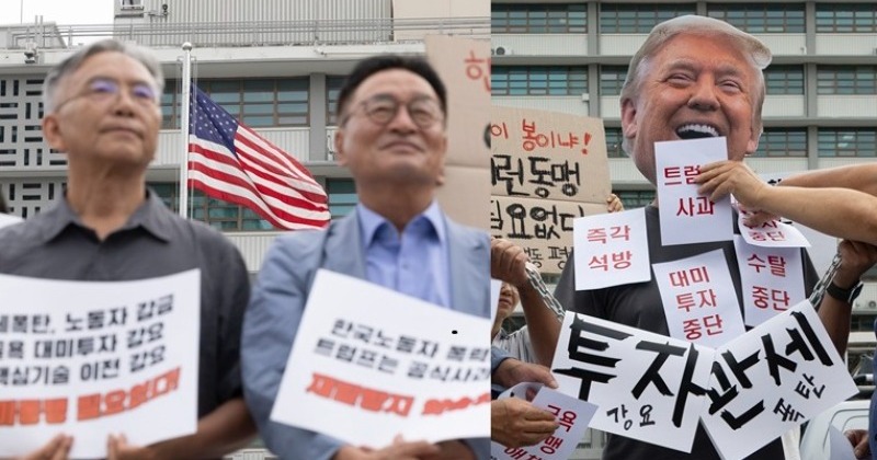 한국 노동자 ‘폭력 구금’에 거센 분노, 노동시민사회 “이런 우방 필요 없다”