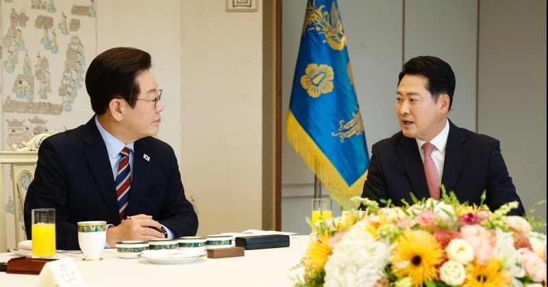 이 대통령 만나 “끝없는 내란몰이” 불만 쏟아낸 국힘