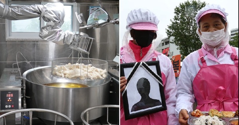 “살고 싶다”는 학교급식노동자의 절규, ‘로봇팔’로는 해결 못 한다