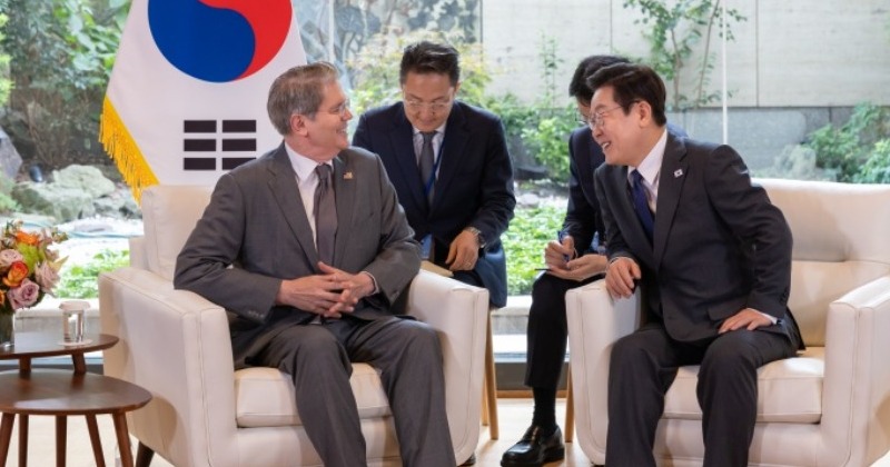 이 대통령, 미 재무장관에 “대미 투자, 상업적 합리성 중요”