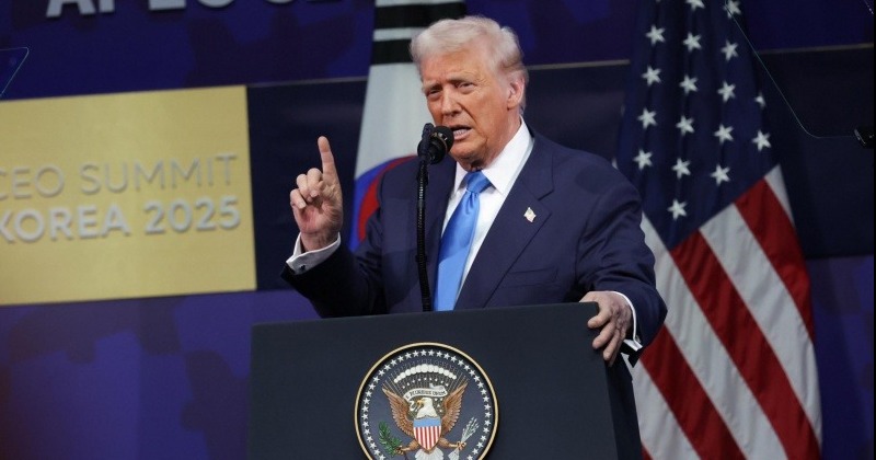 경주 온 트럼프 “전 세계 무역합의 타결 중, 한국과도 곧 타결할 것”