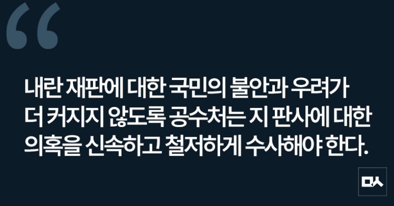 [사설] 지귀연 술 접대, ‘인당 100만원 미만’이라 문제없다는 사법부