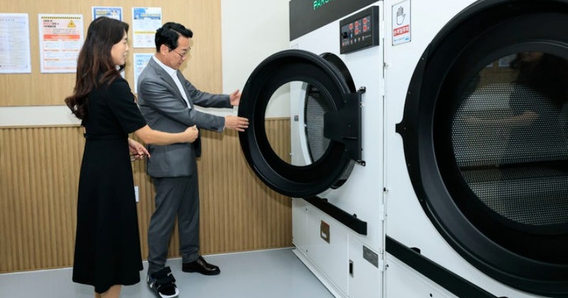 화성시에 첫 노동자 작업복 세탁소 들어섰다