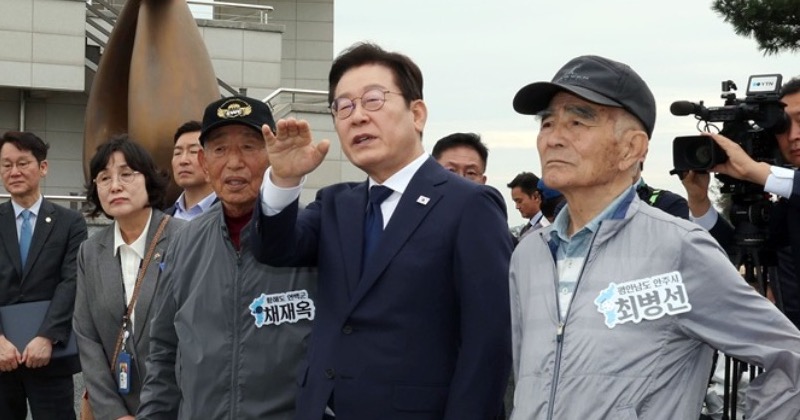 이재명 대통령 국정지지율 59%…민주당 하락·국민의힘 상승