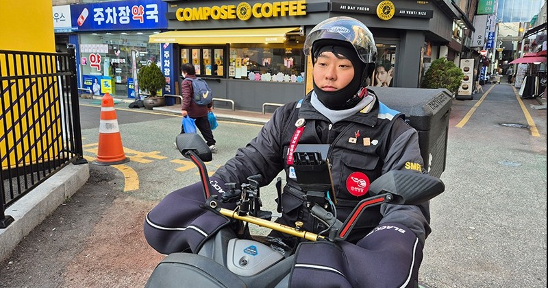 [젊은 노동자] 오늘도 달리는 배달 노동자입니다 사진