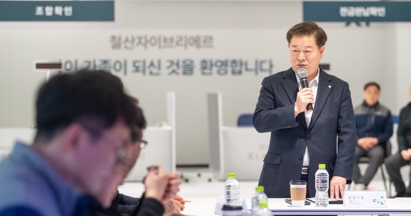 박승원 광명시장, 직접 입주 앞둔 아파트 품질점검