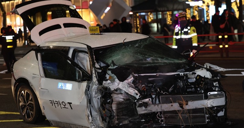 경찰, ‘종각역 다중 추돌사고’ 70대 택시기사 긴급체포...간이검사 양성 반응